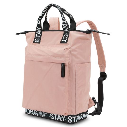 George Gina & Lucy Wickelrucksack Minor Monokissed - Stay Strong - Dusty Rose