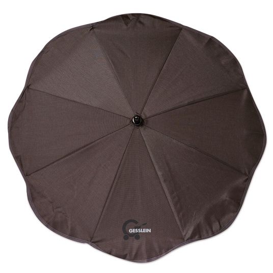 Gesslein Parasol with UV 50+ for oval and round tube frames - chocolate brown