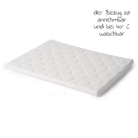 Geuther Accogliente materasso per box Belami Plus, Euro-Parc Plus, Lucilee Plus, Lasse 71 x 92 - Bianco