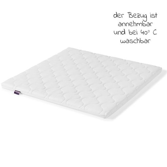 Geuther Laufgitter-Matratze Cosy für Belami Plus, Euro-Parc Plus, Lucilee Plus, Lasse 92 x 92 - Weiß