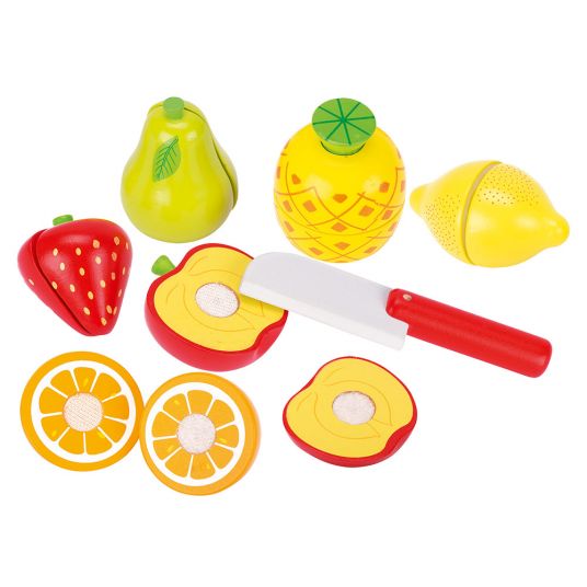 Goki Set di frutta da 13 pezzi da tagliare
