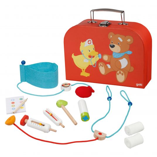 Goki Doctor case with 10 pcs accessories