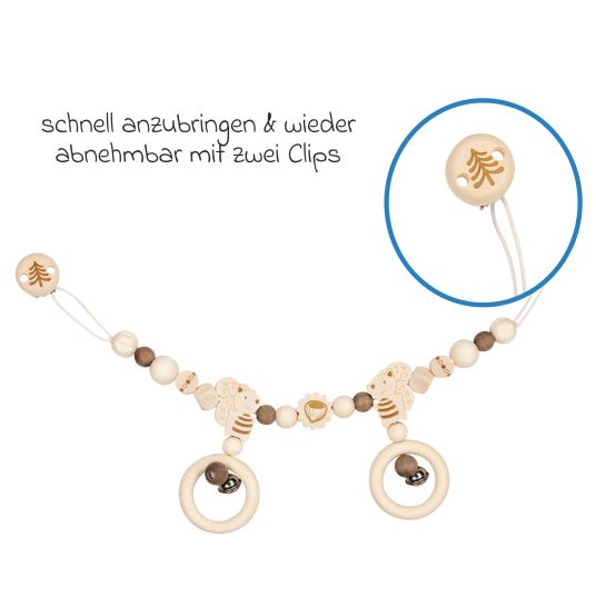 Goki Kinderwagenkette - Eichhörnchen