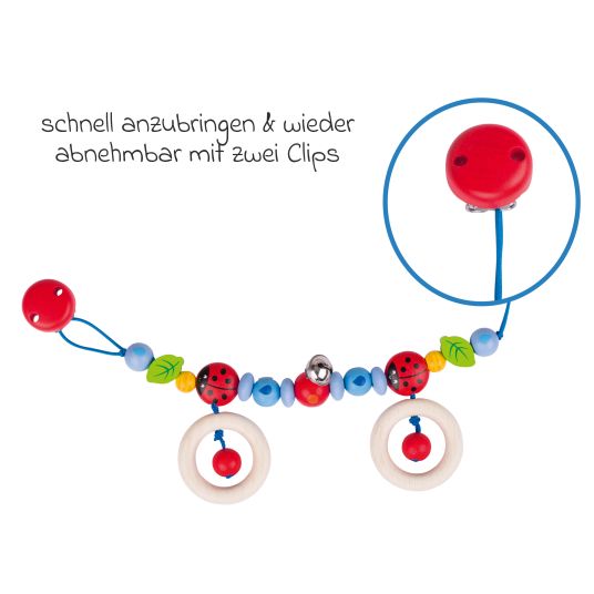 Goki Kinderwagenkette - Marienkäfer