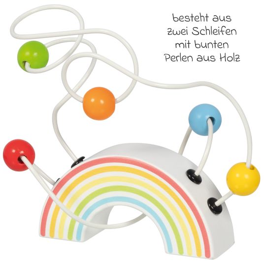 Goki Motorikschleife - Regenbogenlabyrinth