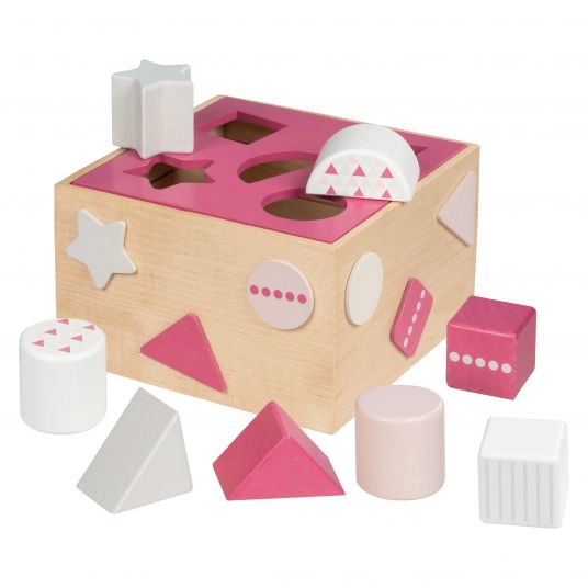 Goki Sorting game Sort Box with 8 wooden blocks - Lifestyle Berry