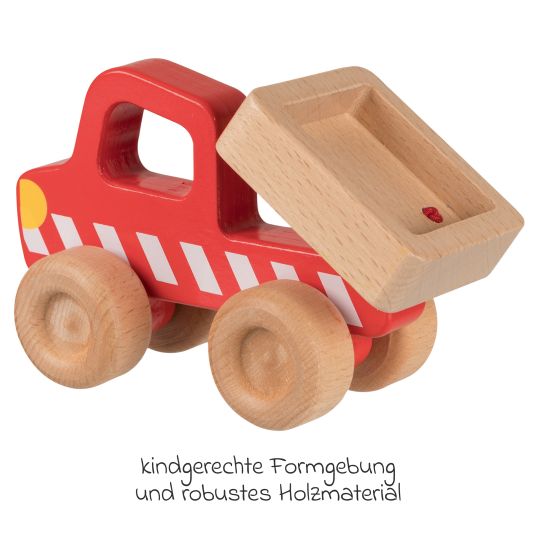 Goki Spielfahrzeug aus Holz - Kipper