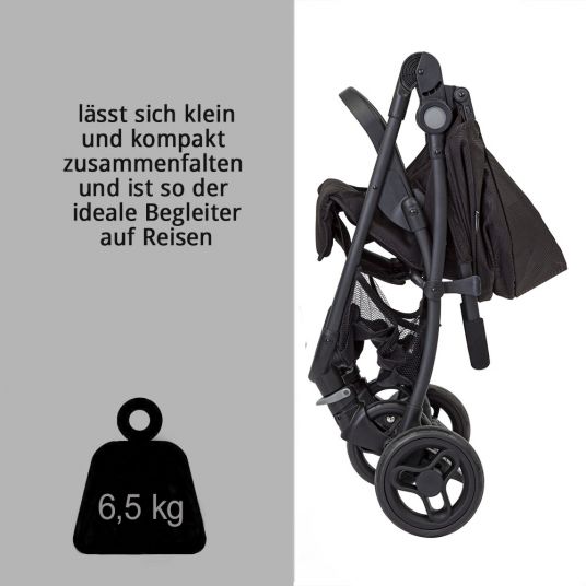 Graco Buggy / Sportwagen Breaze Lite inkl. Regenschutz - Black