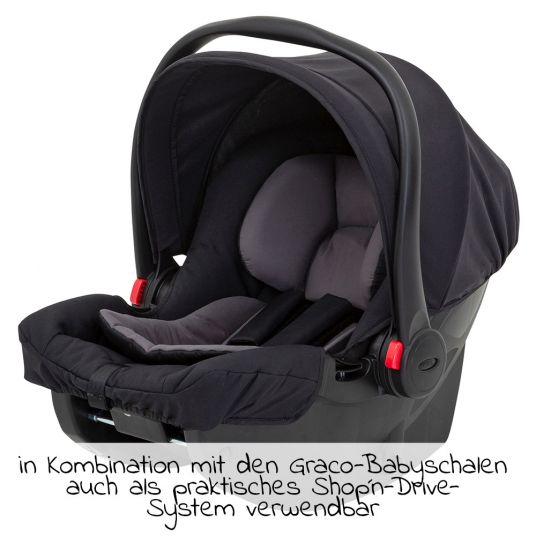 Graco Buggy / stroller Mirage incl. snack tray and rain cover - Grey Zest
