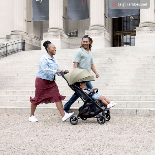 Graco Buggy & Sportwagen Myavo bis 22 kg belastbar nur 5,8 kg leicht mit Liegefunktion & Regenschutz - Fossil