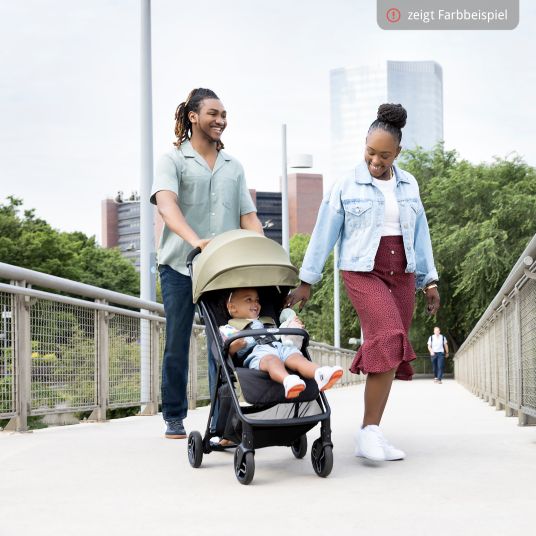 Graco Passeggino e carrozzina Myavo caricabile fino a 22 kg solo 5,8 kg leggero con funzione reclinabile e parapioggia - Fossil