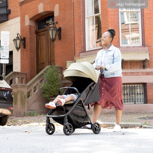 Graco Passeggino e carrozzina Myavo caricabile fino a 22 kg solo 5,8 kg leggero con funzione reclinabile e parapioggia - Fossil