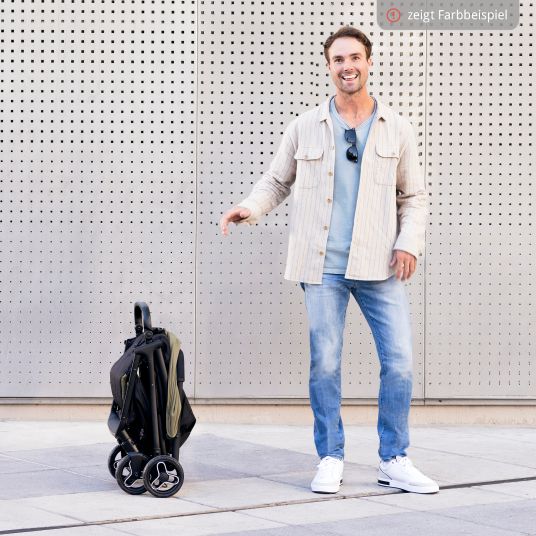 Graco Passeggino e carrozzina Myavo caricabile fino a 22 kg solo 5,8 kg leggero con funzione reclinabile e parapioggia - Fossil