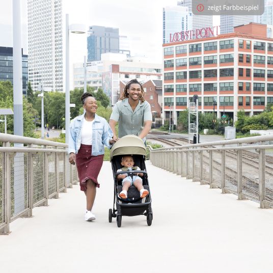 Graco Buggy & Sportwagen Myavo bis 22 kg belastbar nur 5,8 kg leicht mit Liegefunktion & Regenschutz - Stormy