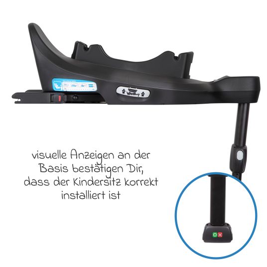 Graco Isofix-Basisstation SnugTurn i-Size R129 Base für SnugLite und SnugGo i-Size R129 - Black