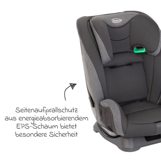 Graco Kindersitz FlexiGrow R129 ab 15 Monate - 12 Jahre (76 cm - 145 cm) - Heather