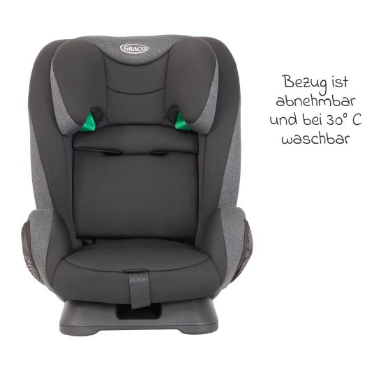 Graco Kindersitz FlexiGrow R129 ab 15 Monate - 12 Jahre (76 cm - 145 cm) - Heather