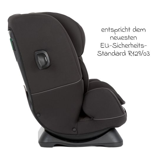 Graco Reboarder-Kindersitz SlimFit R129 ab Geburt - 12 Jahre ( 40 cm - 145 cm) inkl. Sitzverkleinerer - Midnight