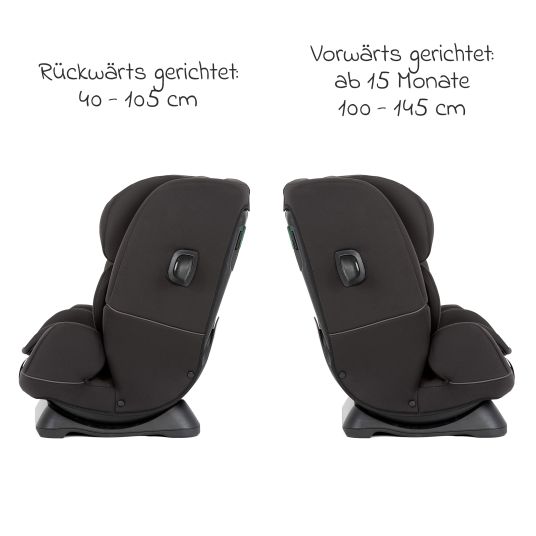 Graco Reboarder child seat SlimFit R129 from birth - 12 years ( 40 cm - 145 cm) incl. seat reducer - Midnight