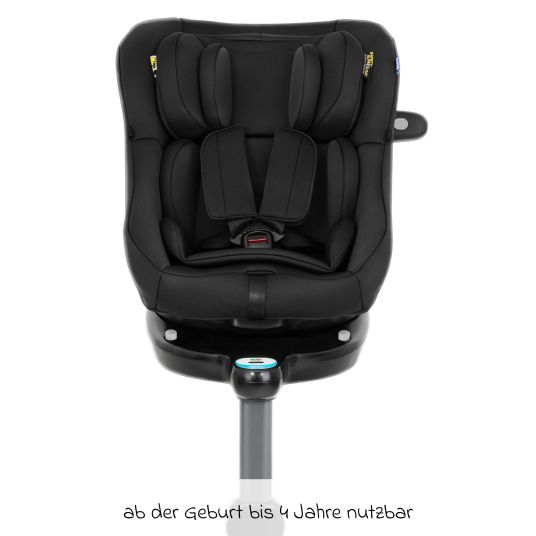 Graco Reboarder-Kindersitz Turn2Me DLX i-Size ab Geburt - 4 Jahre (40 cm - 105 cm) inkl. Isofix-Basis - Midnight