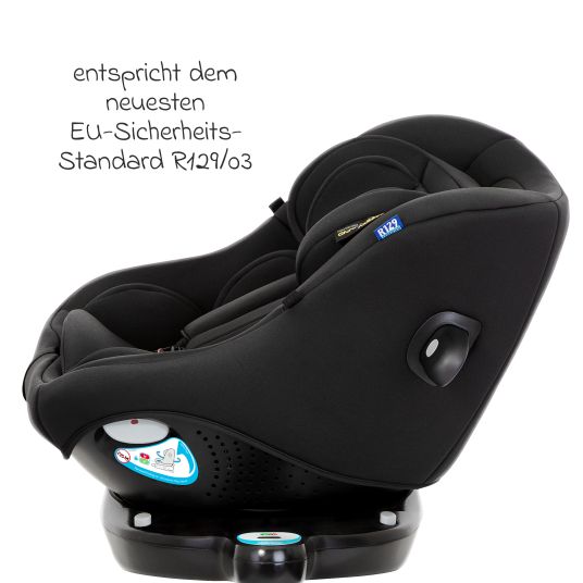 Graco Reboarder child seat Turn2Me DLX i-Size from birth - 4 years (40 cm - 105 cm) incl. Isofix base - Midnight