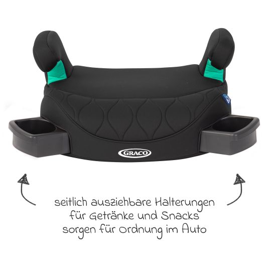 Graco Booster seat Booster Max R129 from 7 years - 12 years (135 cm - 150 cm) incl. Isofix - Midnight