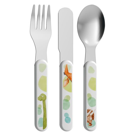 Haba 3-piece cutlery set - Dinos