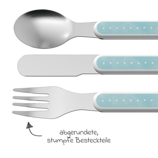 Haba 3-piece cutlery set - Happiness