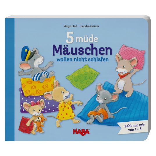 Haba Book 5 tired little mice do not want to sleep