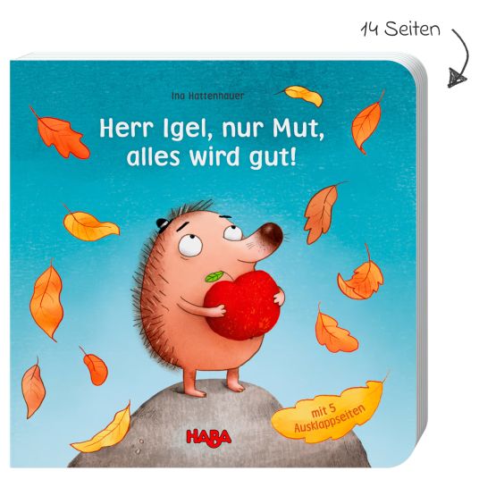 Haba Book Mr. Hedgehog, take courage, everything will be fine!