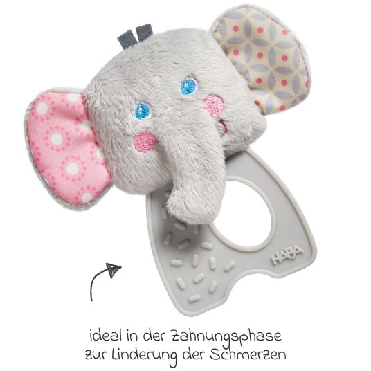 Haba Elefante giocattolo da dentizione