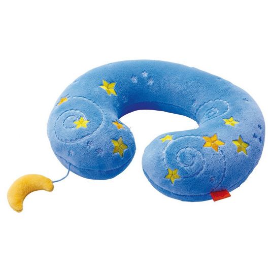 Haba Neck pillow with music box - moon & stars