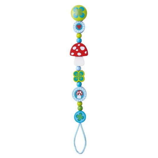 Haba Pacifier chain made of wood - lucky charm