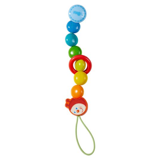 Haba Pacifier chain made of wood - caterpillar