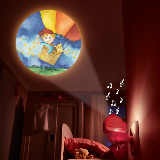 Haba Plug light with music box - star gnome