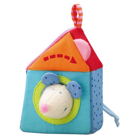 Haba Fabric cube mouse in the house