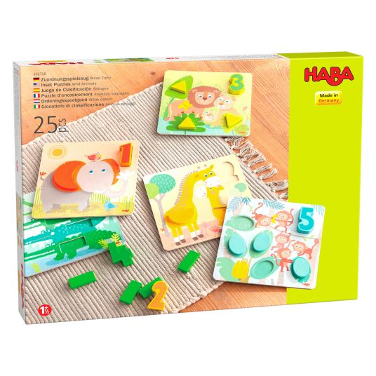 Haba Matching game Wild animals - 25 pieces