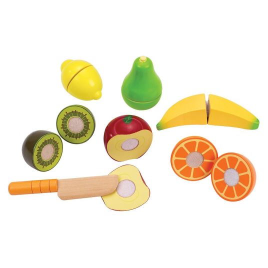 Hape Set of 7 pieces Fresh fruits from wood