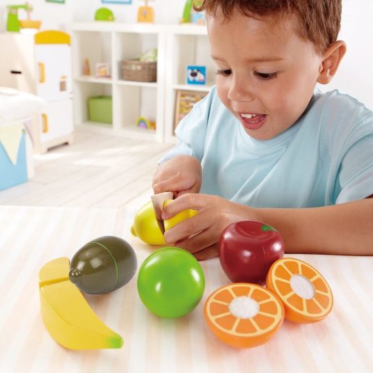Hape Set of 7 pieces Fresh fruits from wood