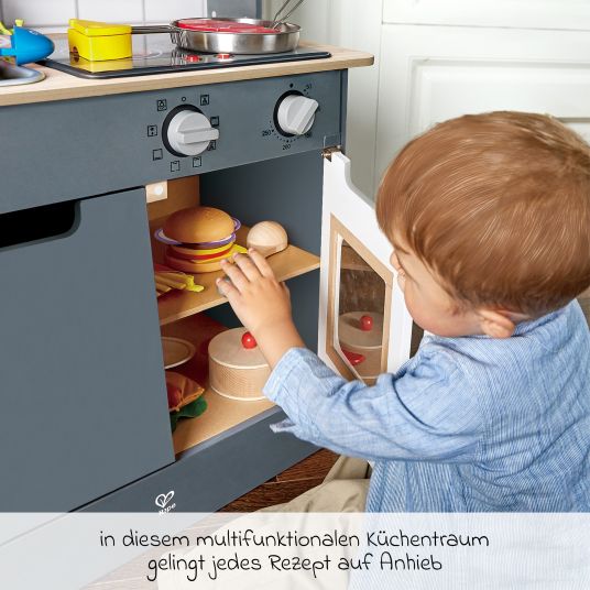 Hape Innovation wooden play kitchen - with light & sound