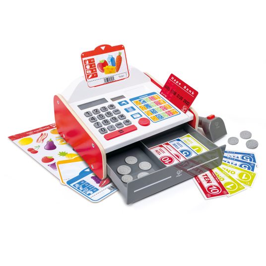 Hape Toy store accessories Play cash register with sound