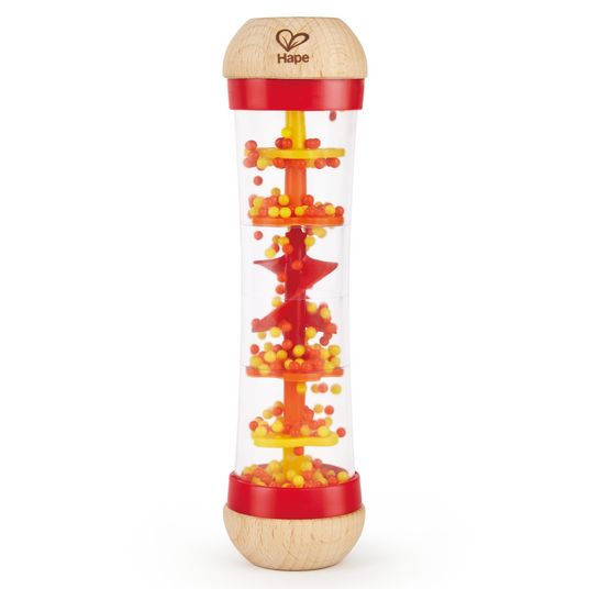 Hape Rainmaker rattle / Sensory wooden toy - Red