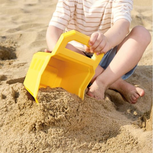 Hape 4-piece construction site sand toy set
