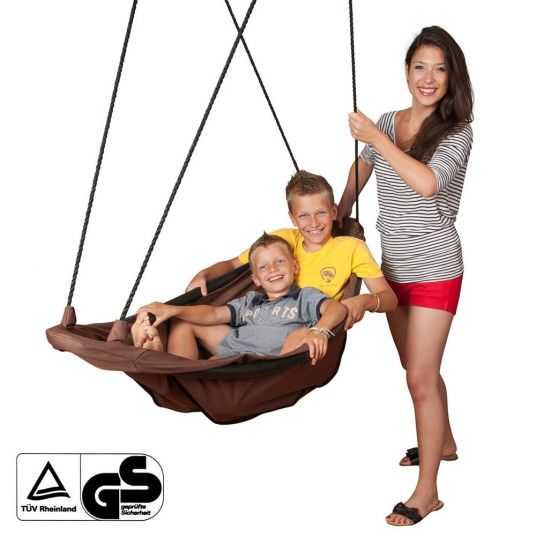 Happy People Canoe shape swing - Brown