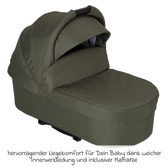 Hartan 2in1 Kombi-Kinderwagen-Set Racer GTS bis 22 kg belastbar mit Falttasche Trend, Mückennetz, Regenschutz, Schnullerkette & Spieltier - Rainbow