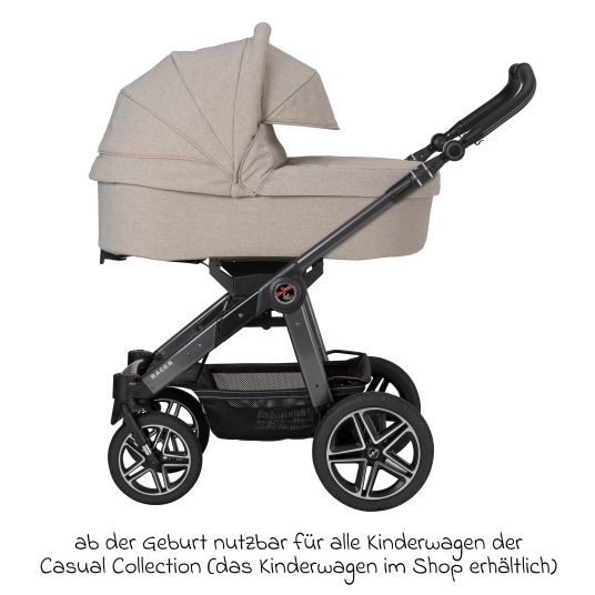 Hartan Babywanne / Falttasche Trend inkl. Windschutz & Softline Matratze für alle GTS-Modelle - Hedgehog Love