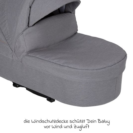 Hartan Babywanne / Falttasche Trend inkl. Windschutz & Softline Matratze für alle GTS-Modelle - Little Zoo