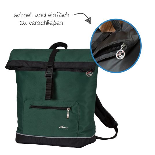 Hartan Wickelrucksack Space Bag Casual Rolltop inkl. Wickelauflage, Schmutztasche & Flaschenhalter - Panda Family
