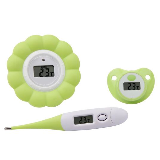 Hartig + Helling 3-piece thermometer set - BS 38 - Green
