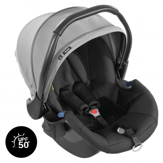 Hauck 3in1 stroller set Rapid 4R Plus Trioset (up to 25 kg) incl. infant carrier Comfort Fix - Grey